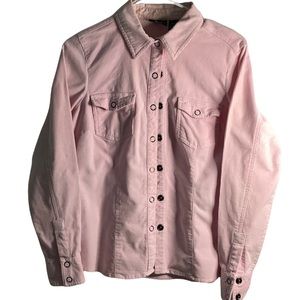 Corduroy pink women jacket